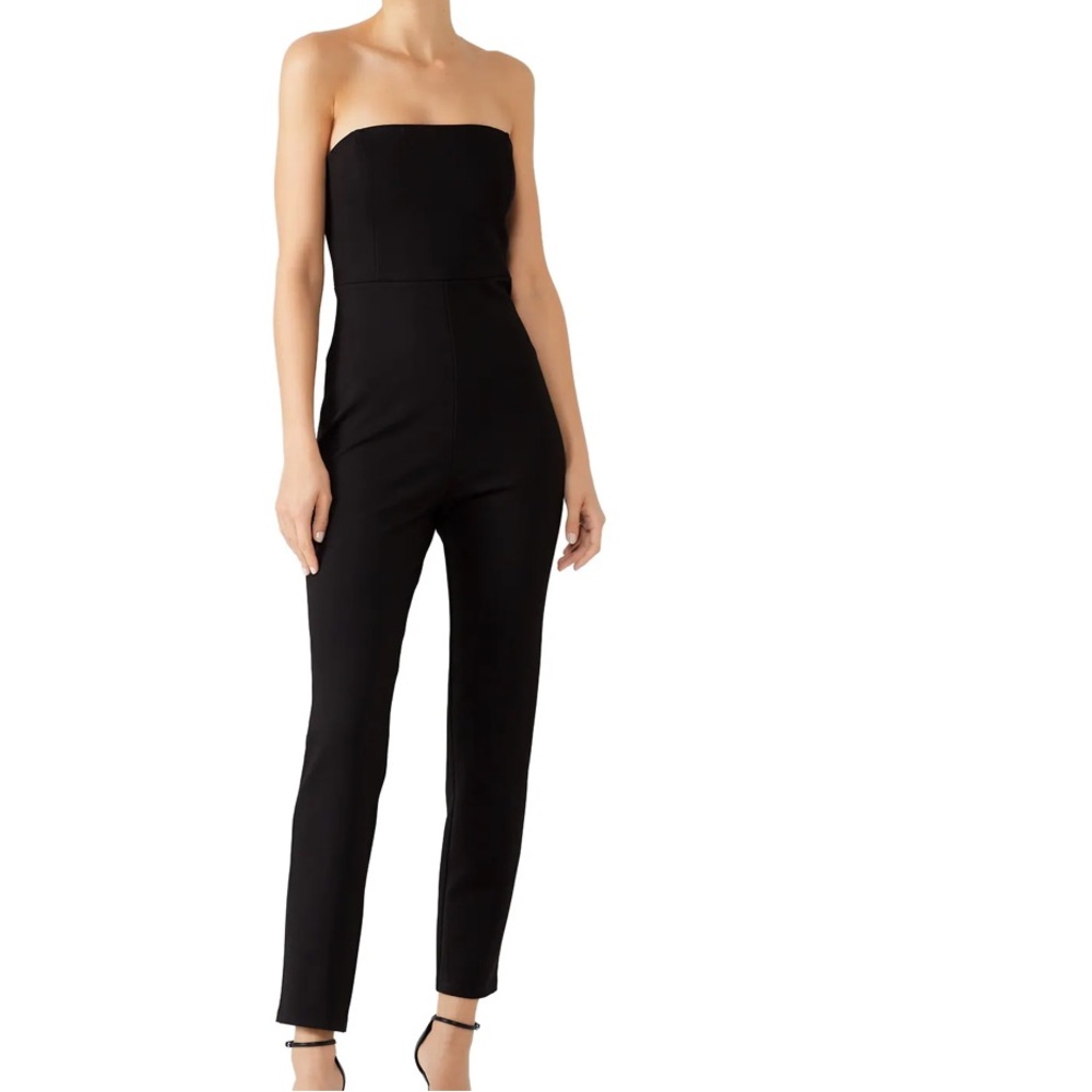 Susana Monaco Black Strapless Jumpsuit